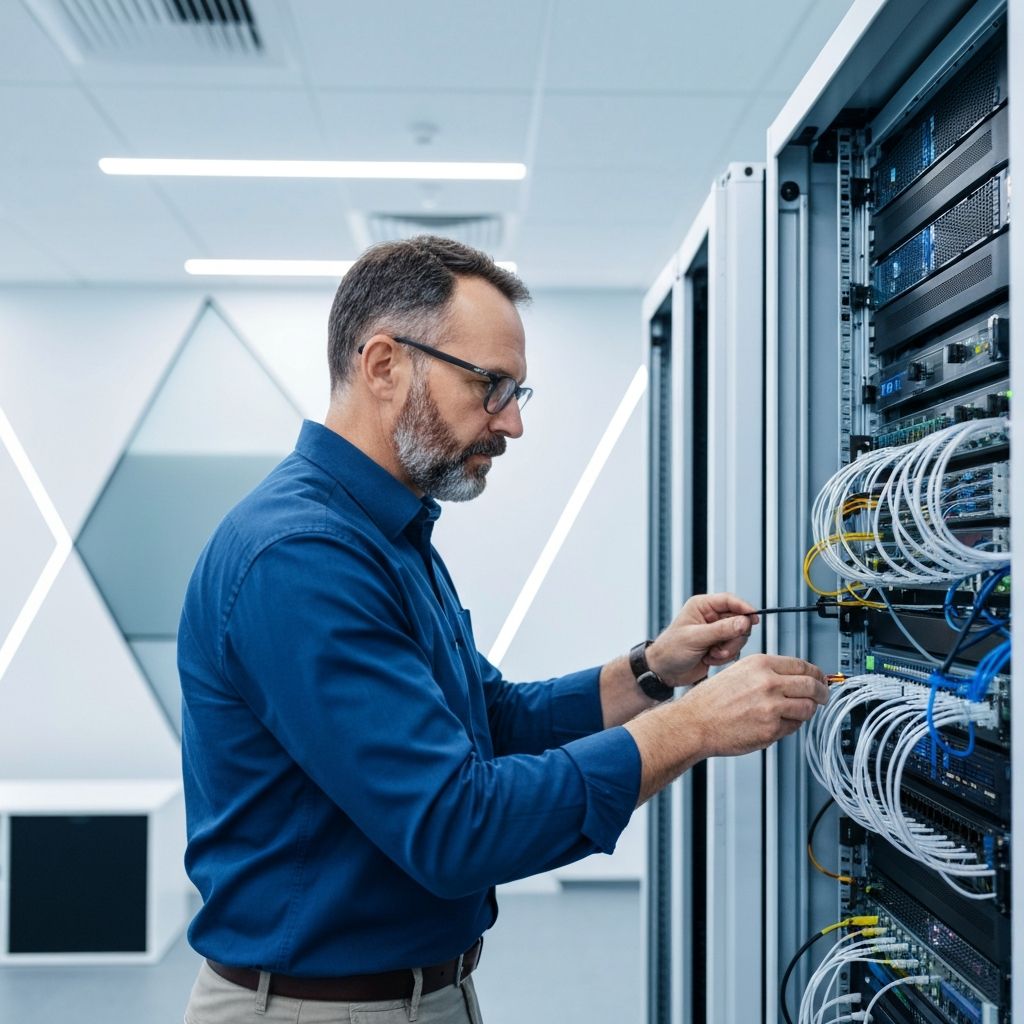 ESNY Networks engineer at work